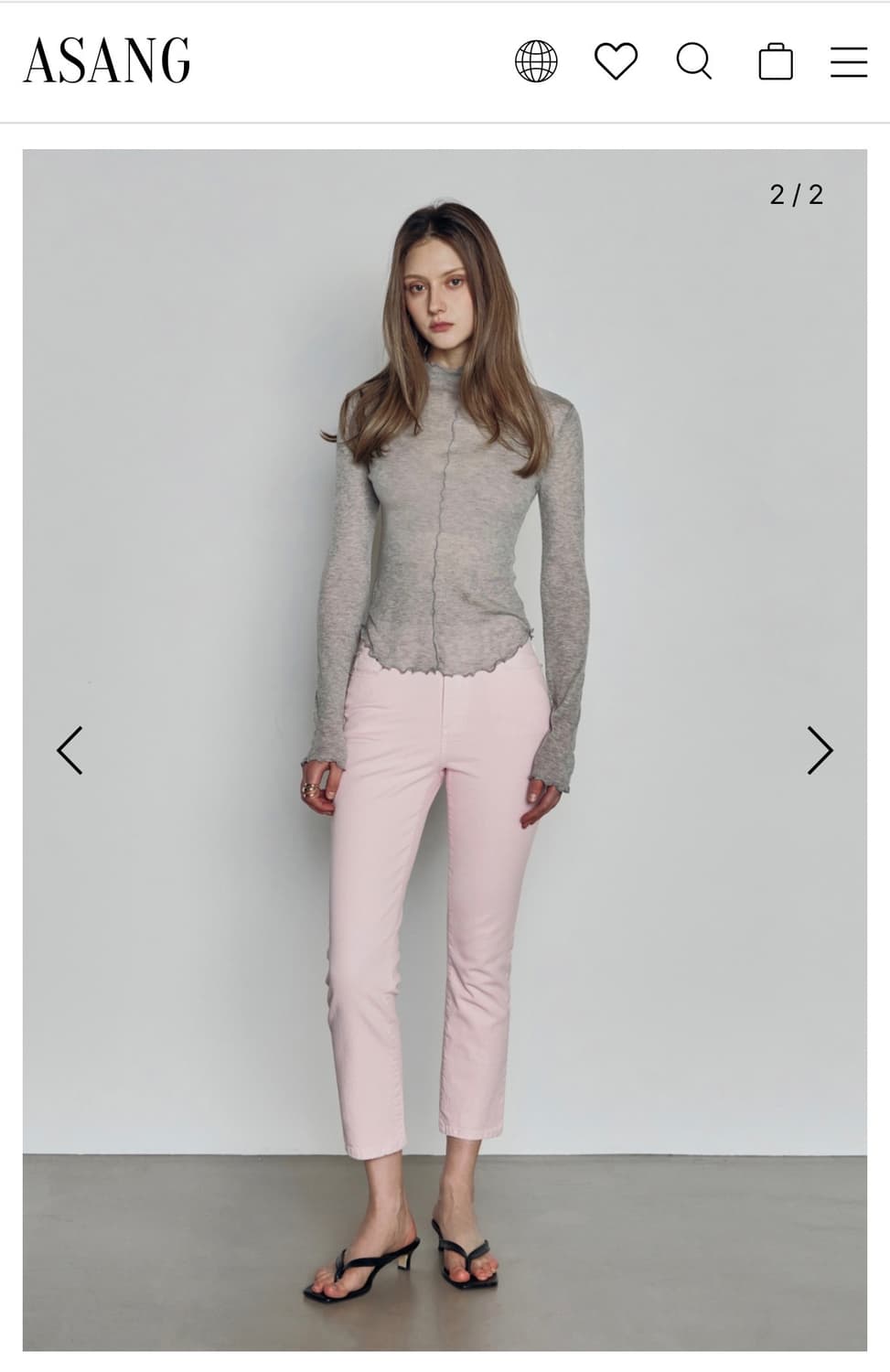 아상 ASANG 샌드 스트레이트데님(M) 상품이미지1