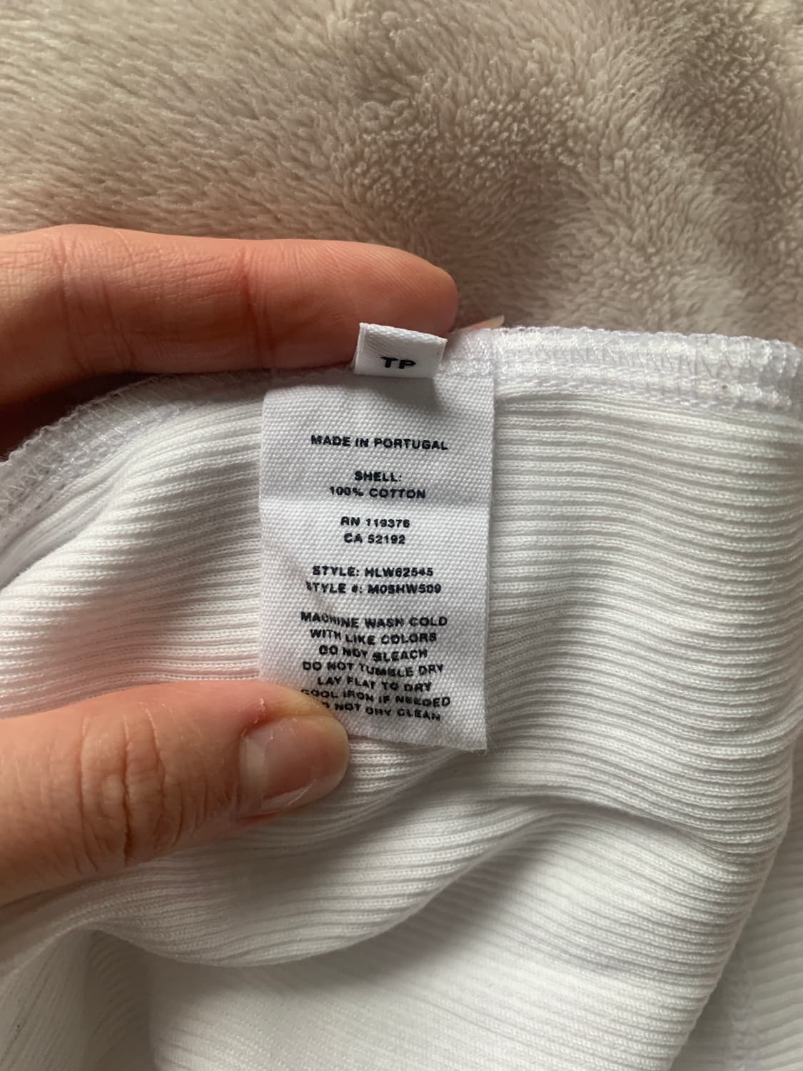 Helmutlang slash long sleeve top (xs) 상품이미지4