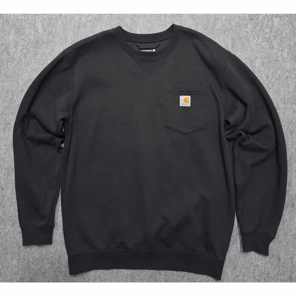 칼하트 포켓 루즈핏 크루넥 맨투맨 블랙 M 상품이미지1
