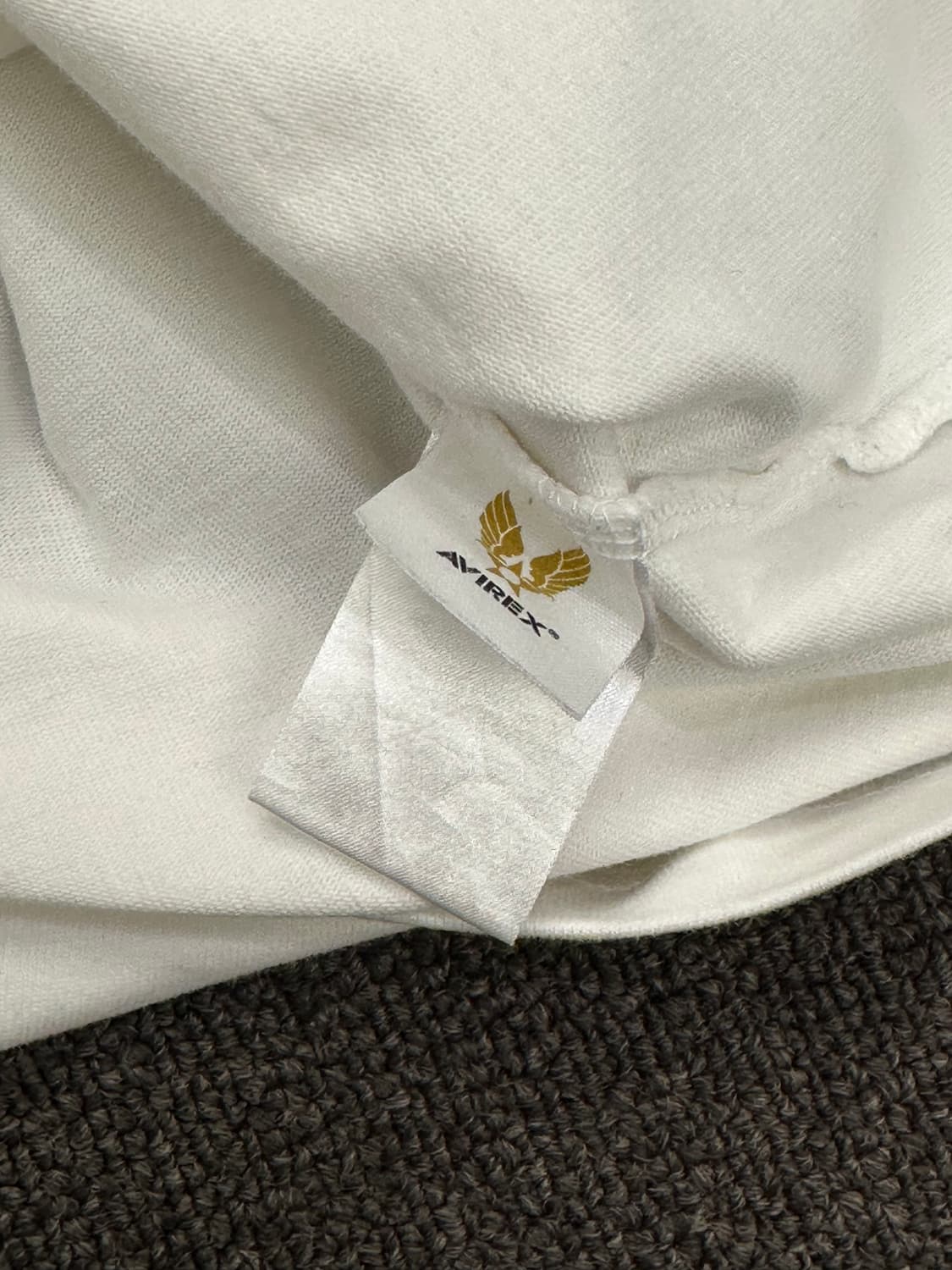 XL)AVIREX 빈티지 후면 자수 그래픽 반팔 상품이미지7