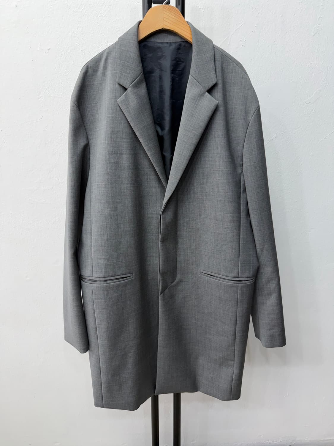 정품) 시스템옴므 한섬 롱 레인자켓 95 상품이미지1