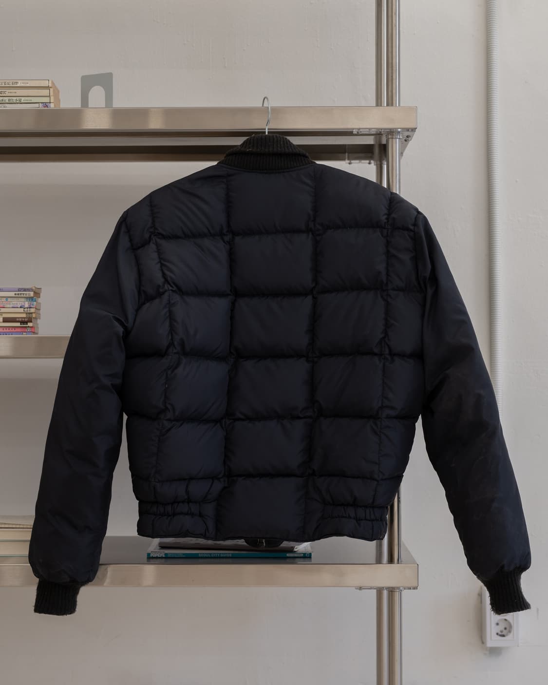 (L) tempco 템포 빈티지 다운자켓 블랙 상품이미지3