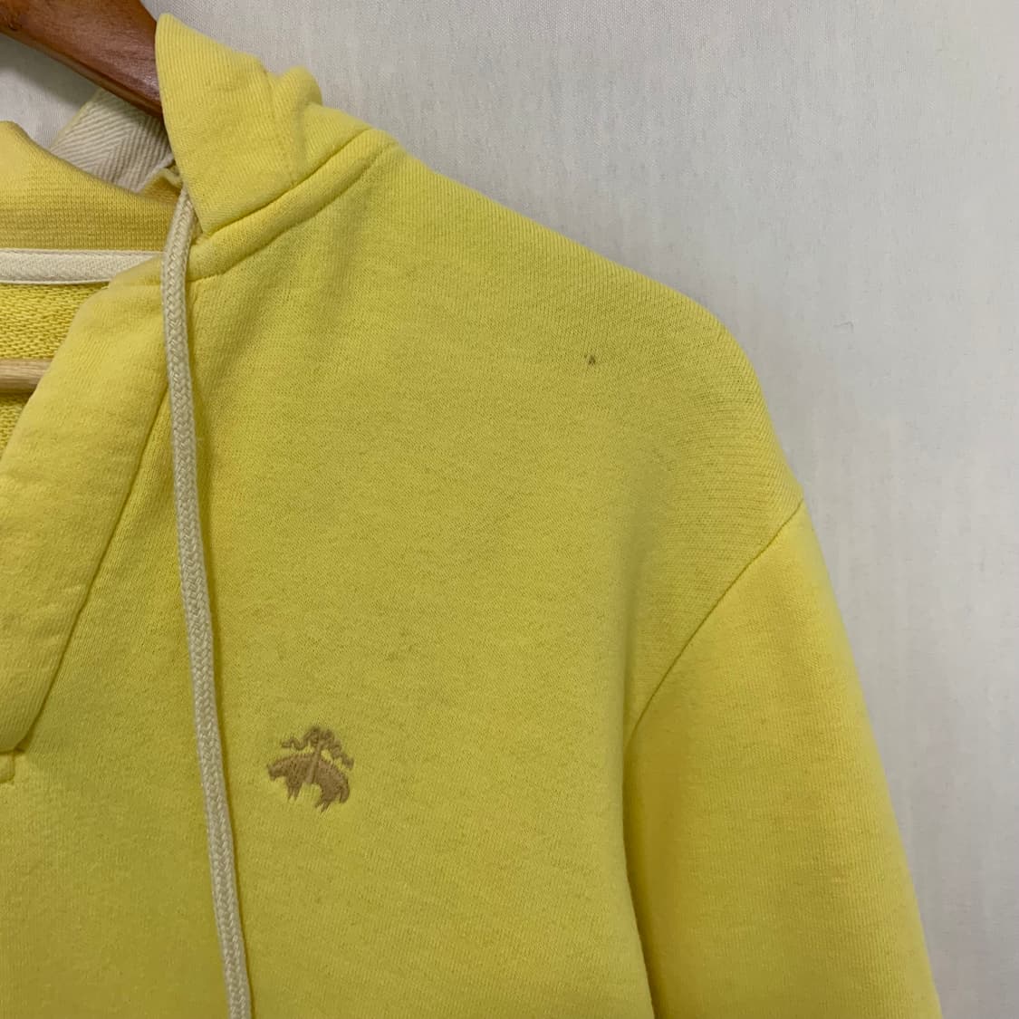 브룩스 브라더스 빈티지 옐로우 후드티 여성 상품이미지4