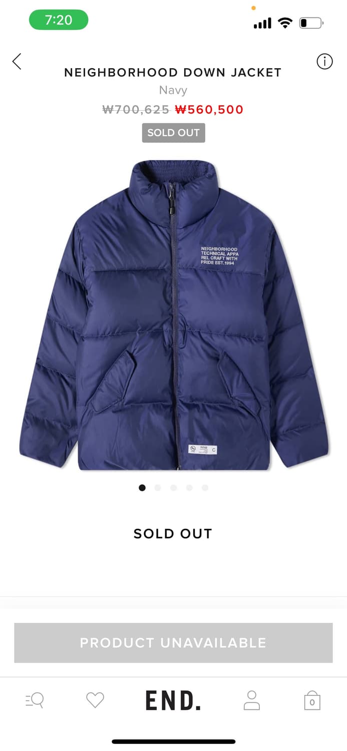 [L] 네이버후드 다운 패딩, black 상품이미지5