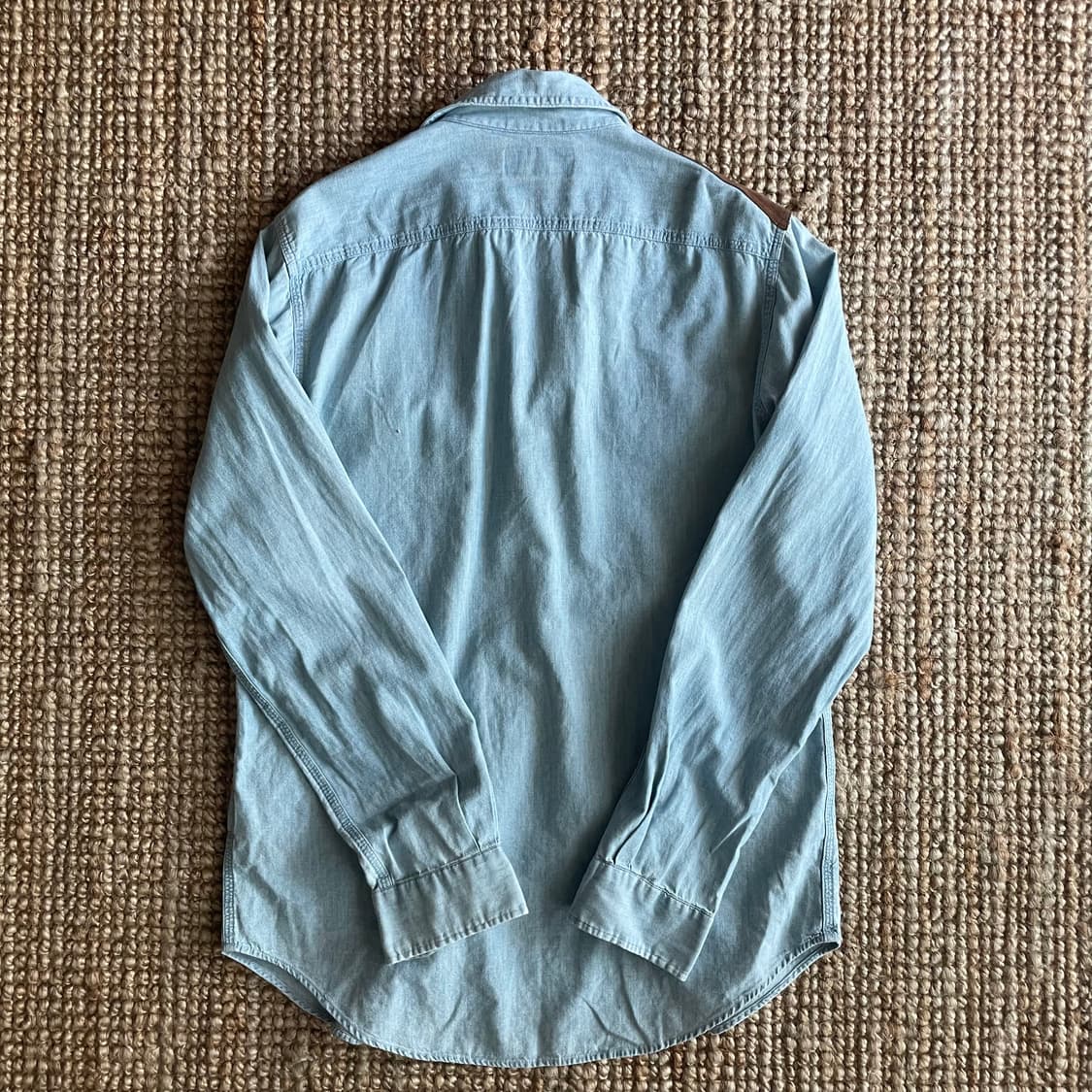 폴로 랄프로렌 스웨이드 패치 워크셔츠 상품이미지9