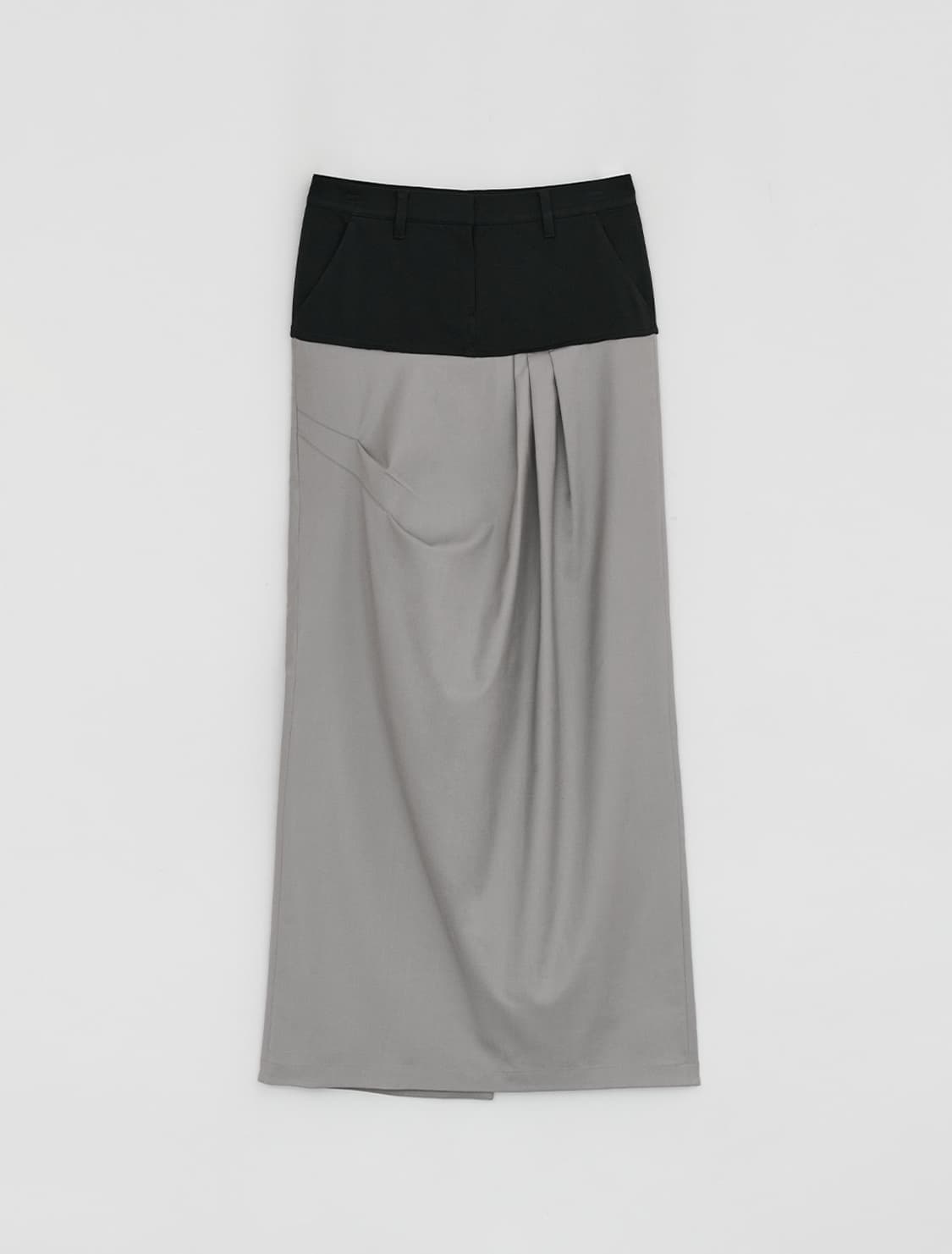 로우타이드 드레이프 맥시 스커트 S 상품이미지1