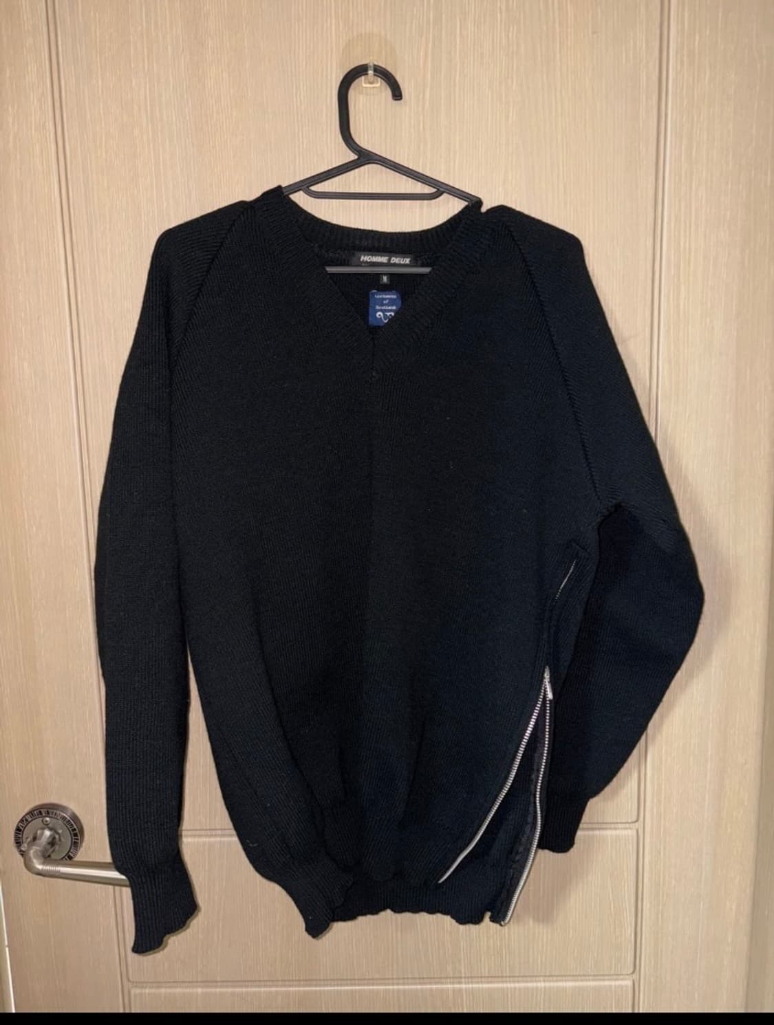 꼼데가르송 옴므 듀스 사이드 지퍼 니트 상품이미지1