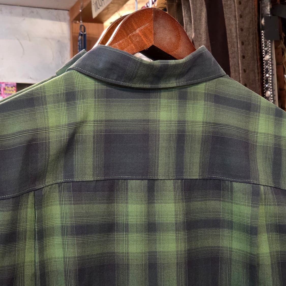 컬럼비아 그린 체크 셔츠 상품이미지6