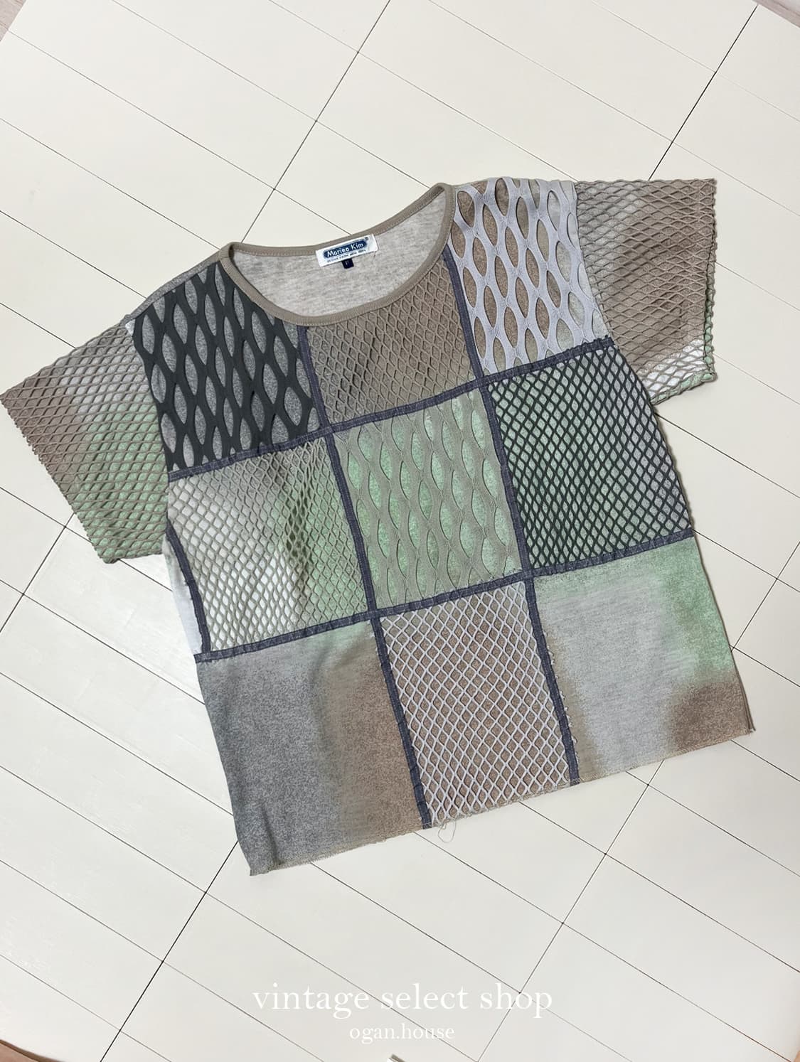 vintage patchwork top 상품이미지1