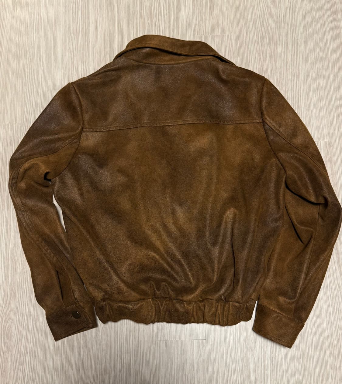 브라운 레더 자켓 상품이미지2