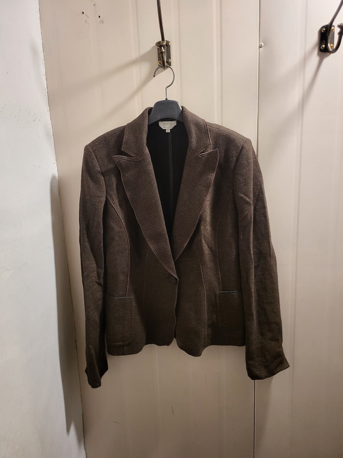 MaxMara 막스마라 브라운 블레이저자켓 상품이미지1