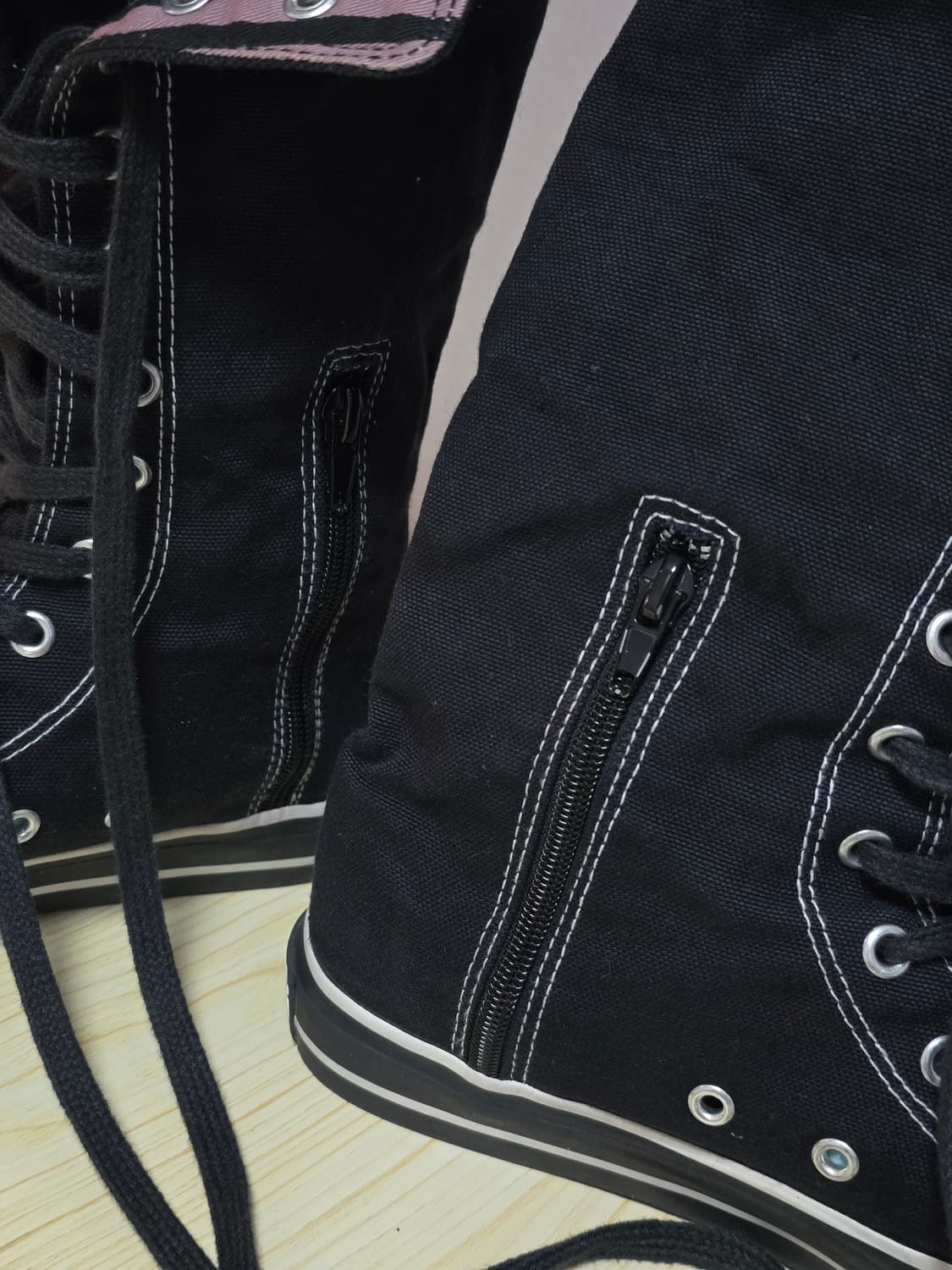 Algonquins 알곤퀸즈 하이컷 스트라이프 스니커즈 상품이미지7