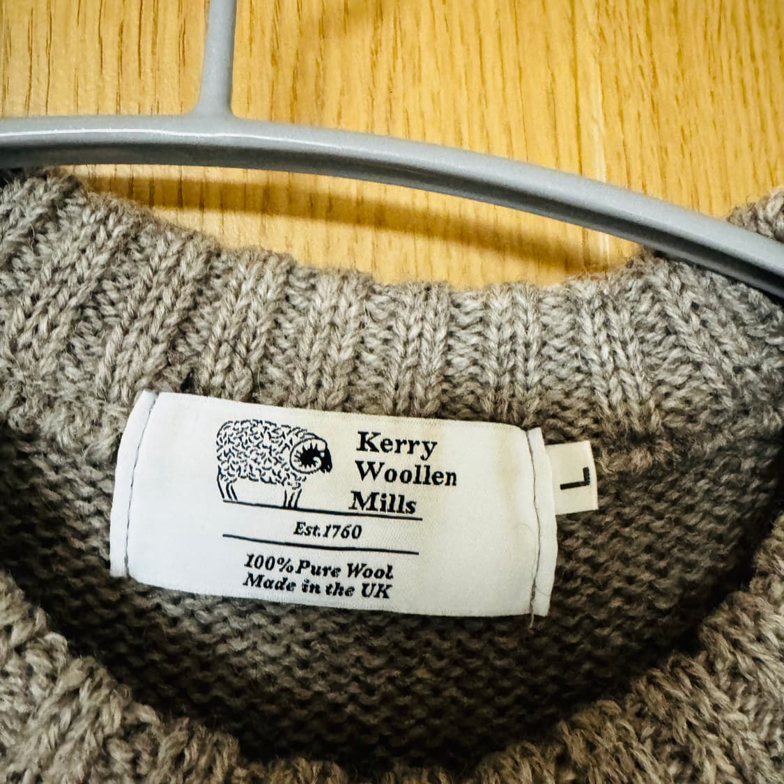 Kerry woollen mills 울 스웨터 상품이미지2