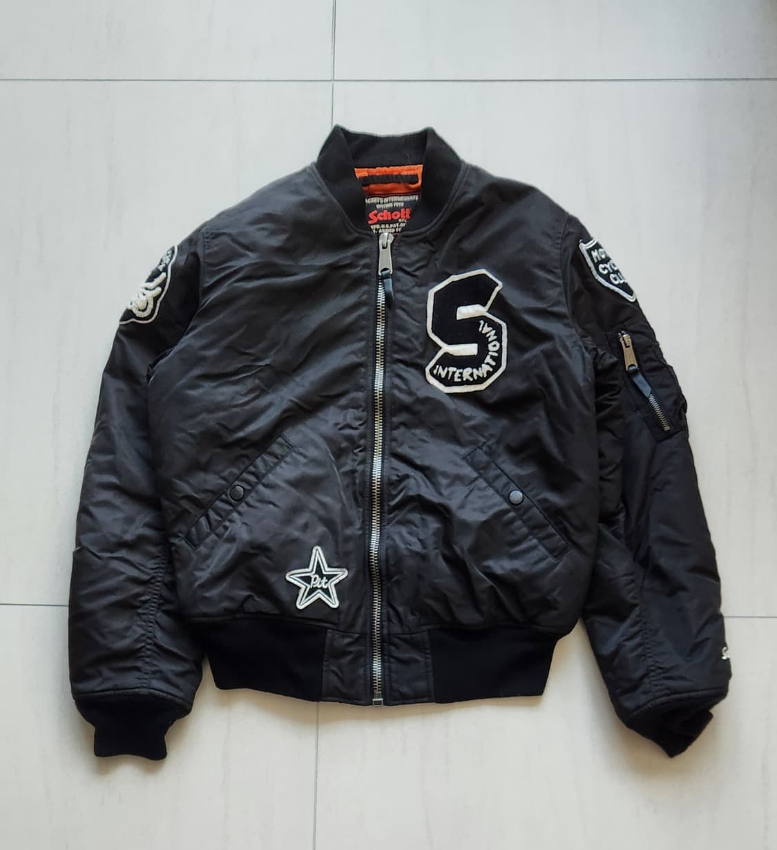 schott 모터사이클 MA-1 항공점퍼 상품이미지1