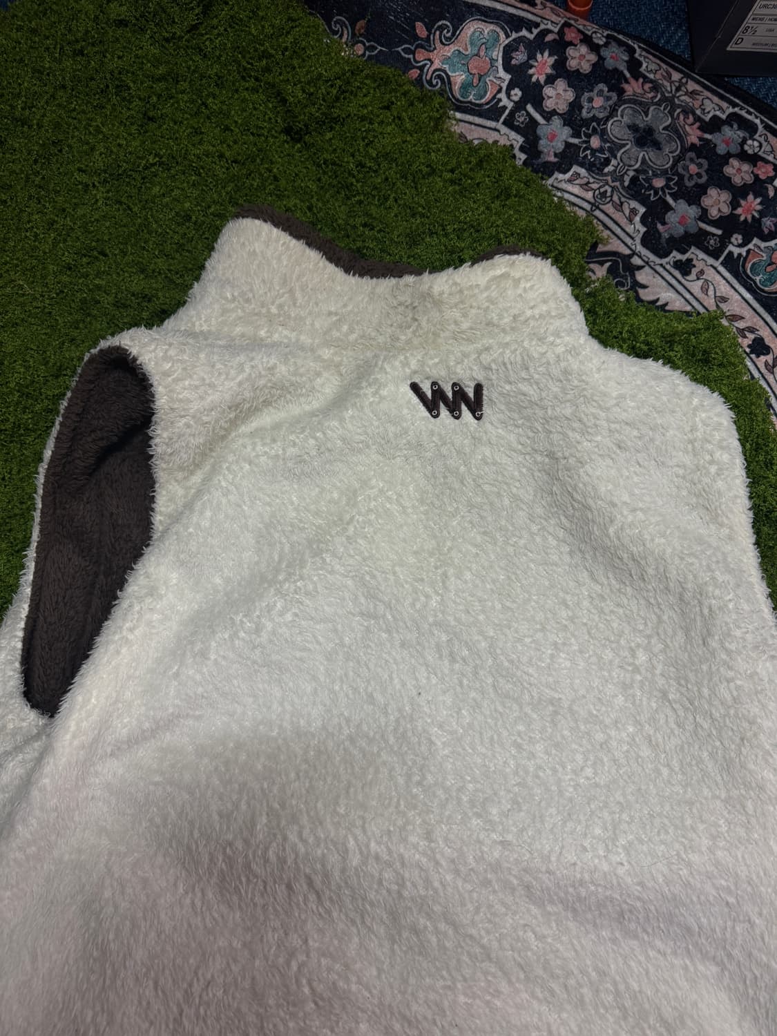 WV 리버시블 플리스 슬리브리스 집업 상품이미지3