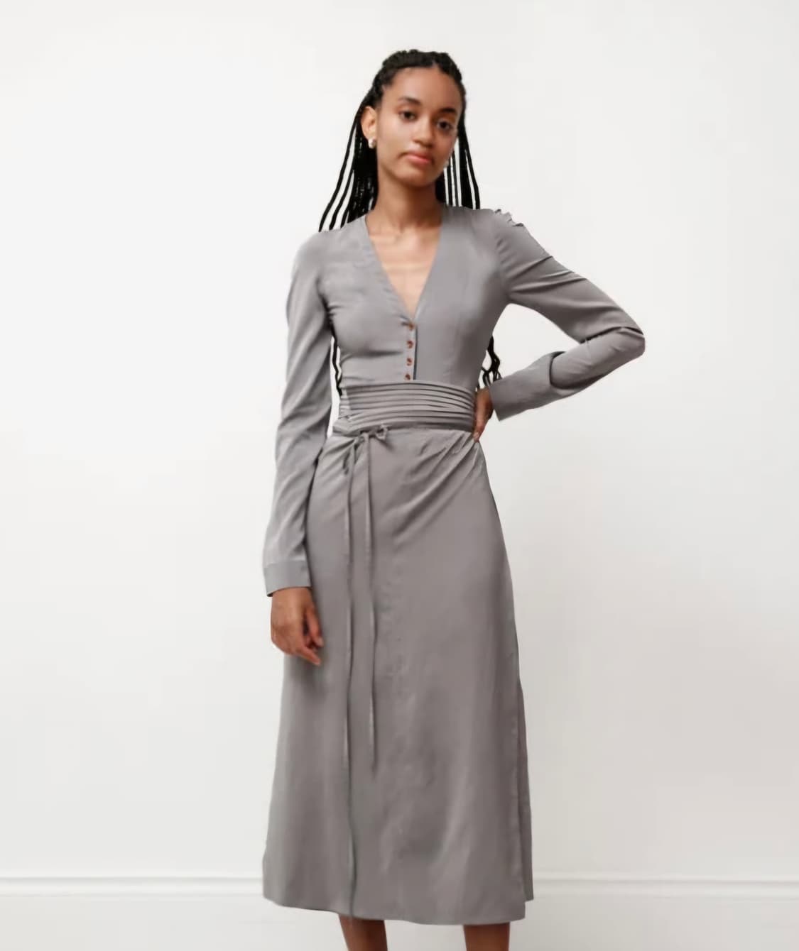 르메르 실크 랩 스커트 36 판매합니다 상품이미지2