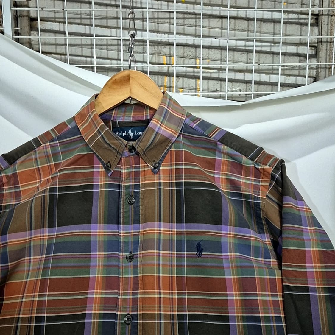 폴로 랄프로렌 체크 셔츠 상품이미지2