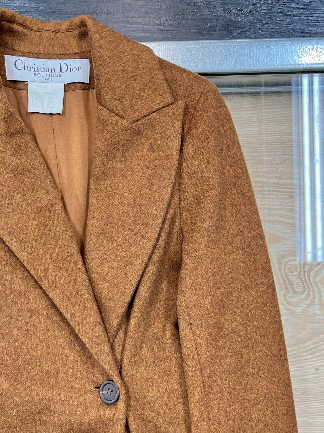 크리스찬 디올 100% 캐시미어 벨티드 코트 상품이미지4