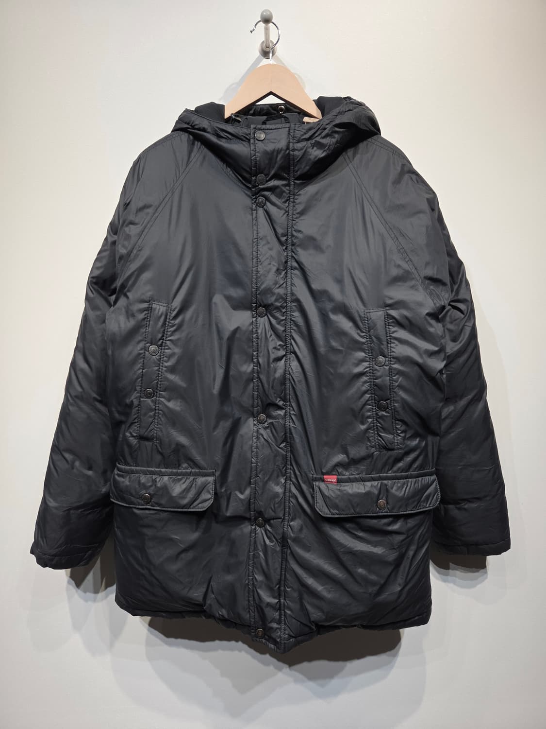 리바이스 덕다운 블랙 패딩_M 상품이미지2