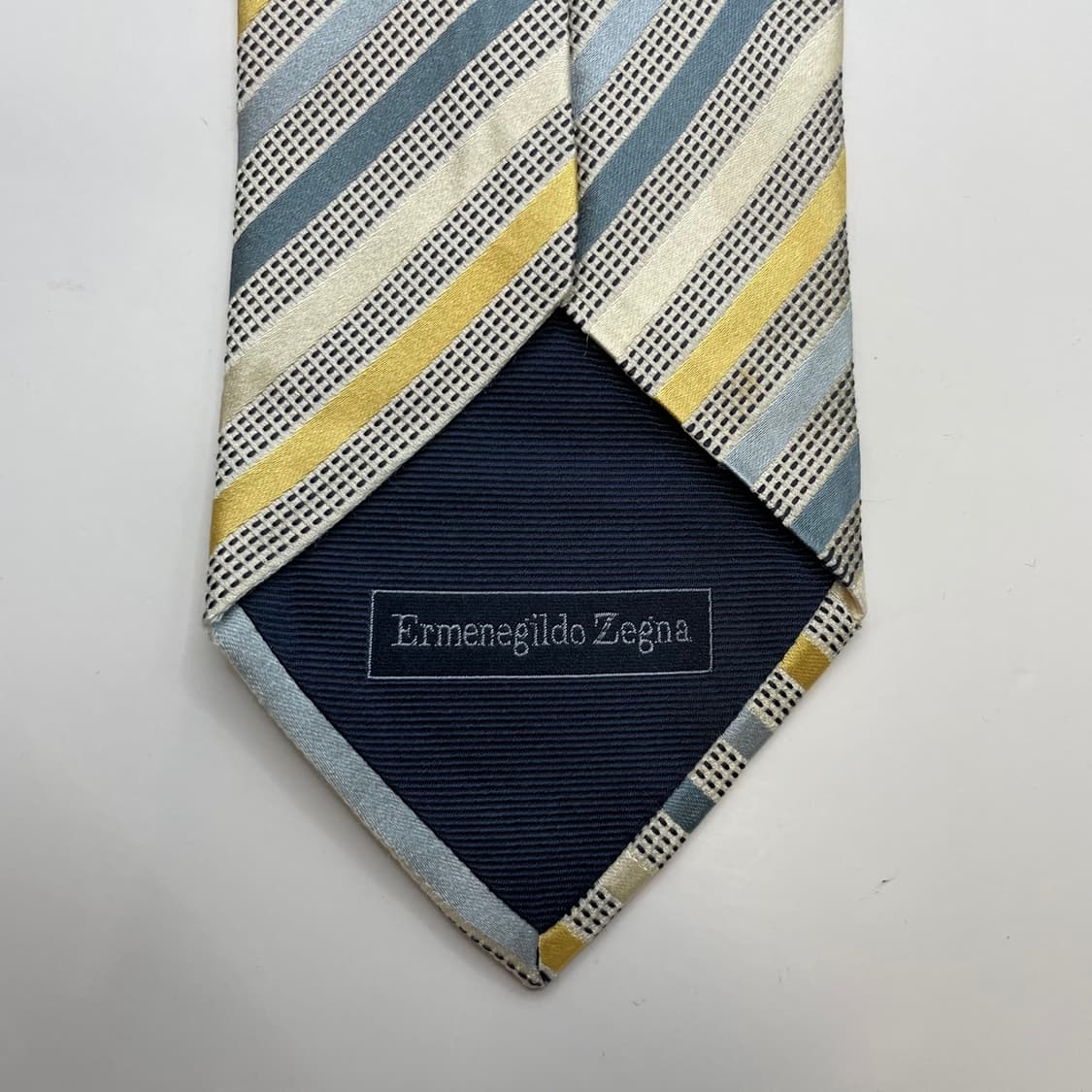 336) (Ermenegildo zegna) 에르메네질도제냐 패턴 넥타이 상품이미지4