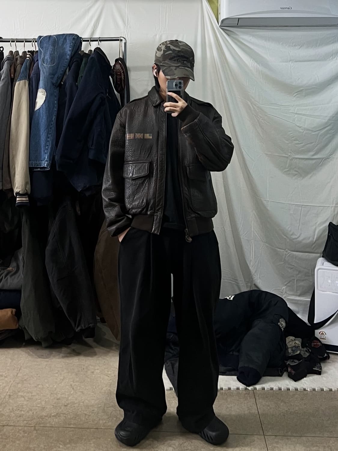 아비렉스 A-2 가죽자켓 상품이미지3