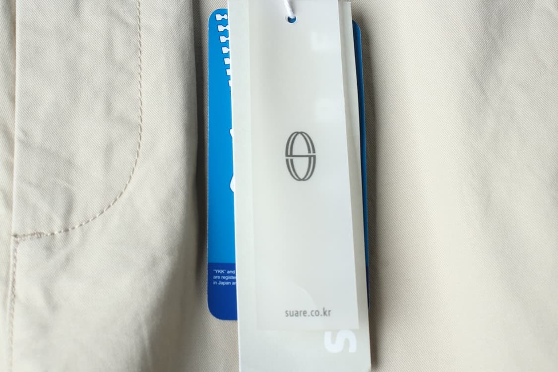 (M) 수아레 면바지 팬츠 새상품 치노 베이지 아메카지-P10059 상품이미지5
