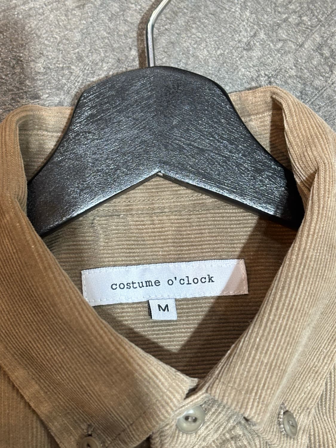 커스텀어클락 골덴 코듀로이 셔츠 남방 M 상품이미지5