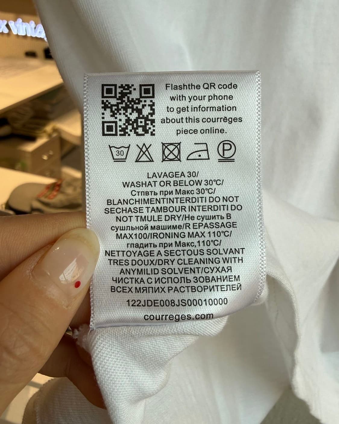 쿠레쥬 시그니처 콘트라스트 링거 하프티  상품이미지10