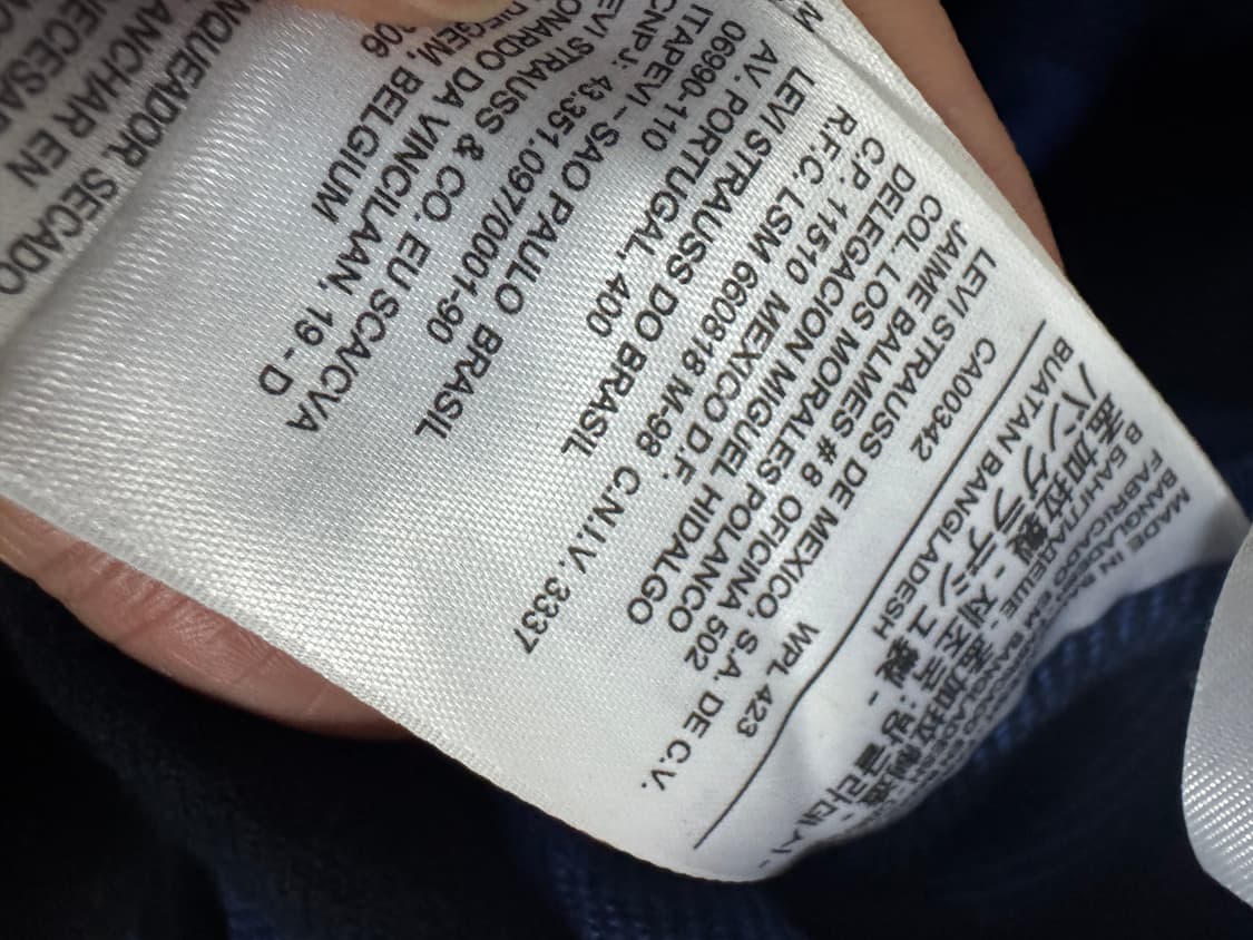 리바이스 버팔로 웨스턴 플란넬 체크 워크 셔츠 L 상품이미지4