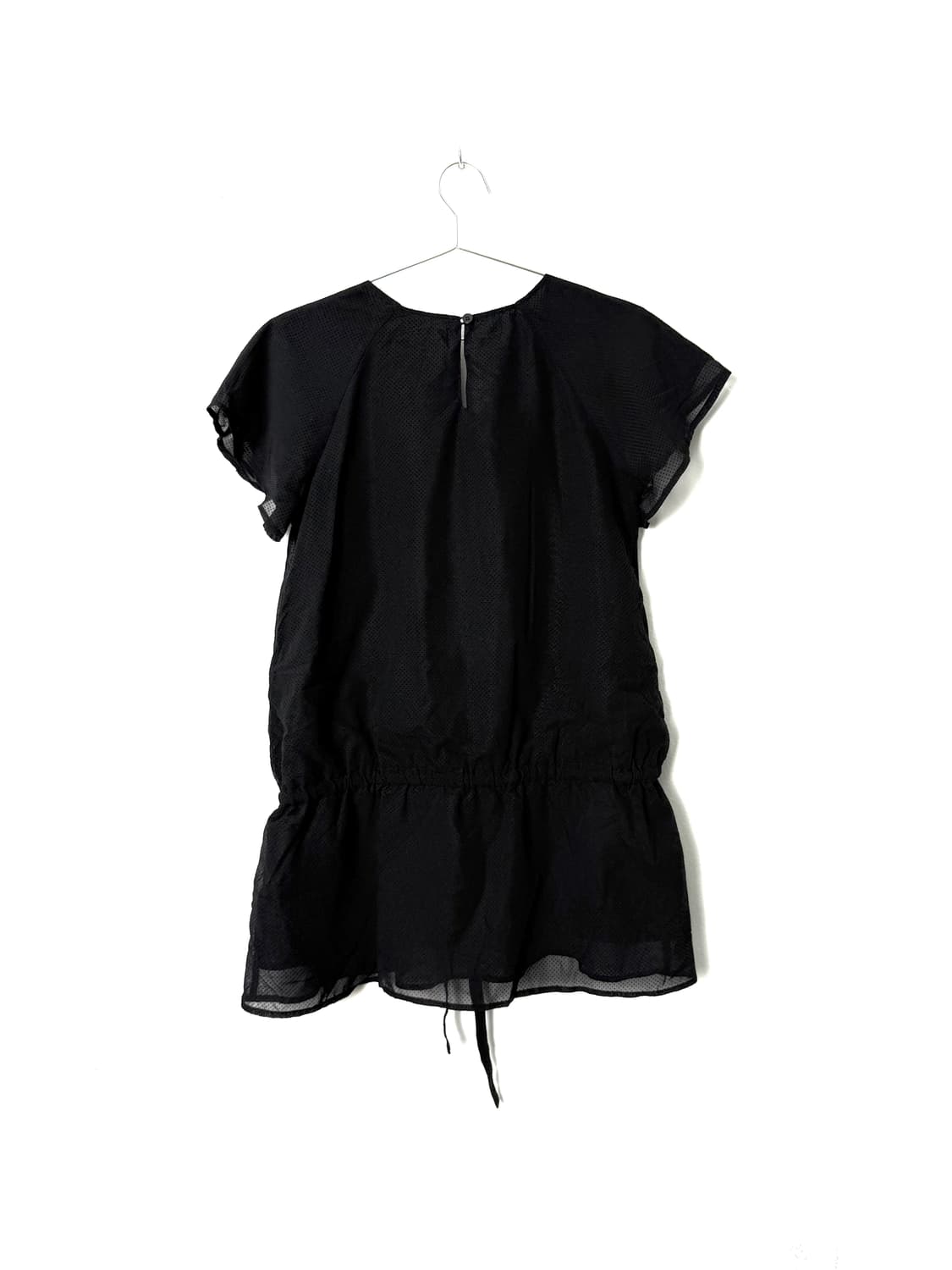 vintage polka textured tunic top 상품이미지4