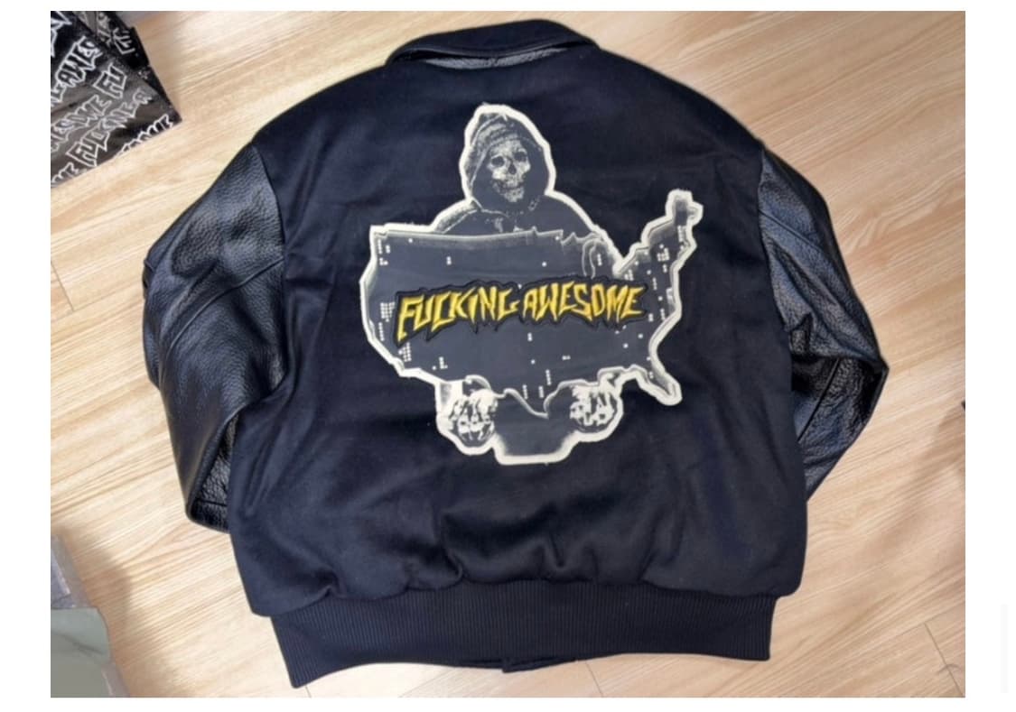 퍼킹어썸 래터맨 바시티 자켓 상품이미지2