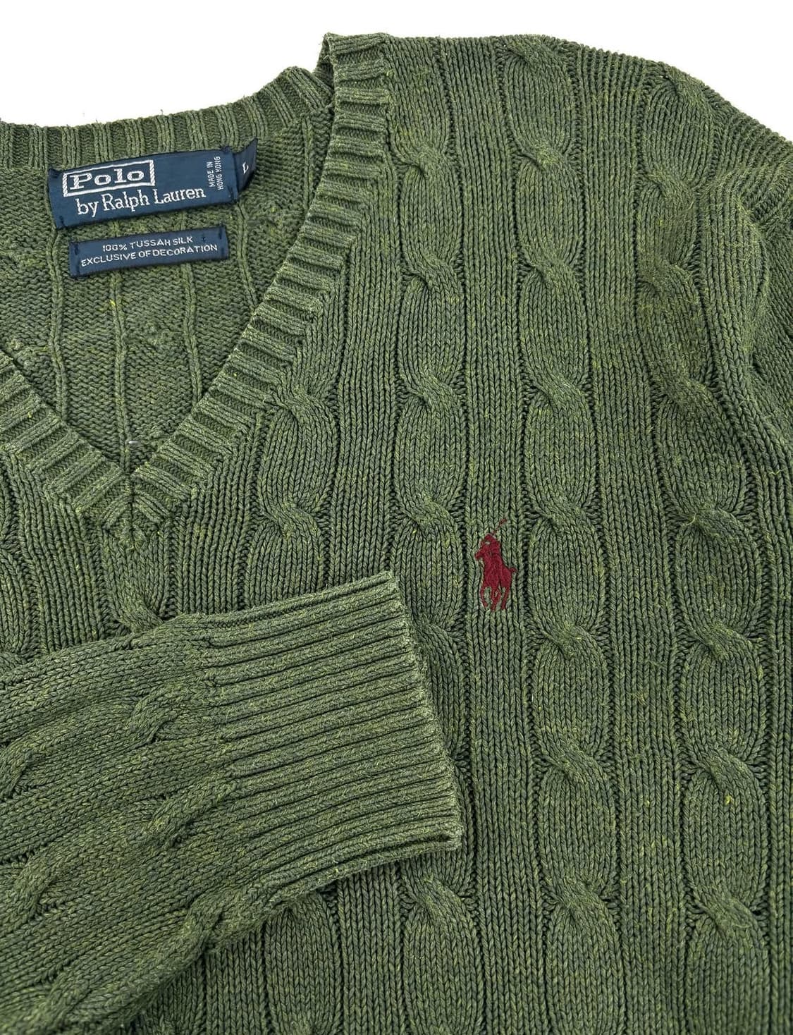 - 폴로 랄프로렌 브이넥 꽈배기 니트   상품이미지2