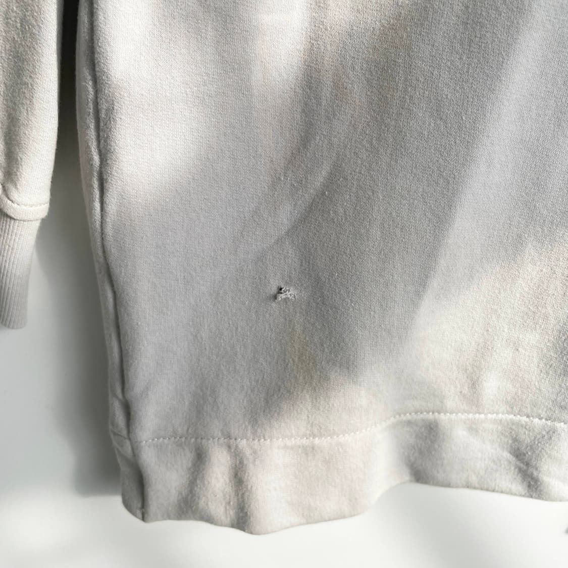 B1 팀버랜드 빈티지 백프린팅 롱 후드티  105사이즈 상품이미지4