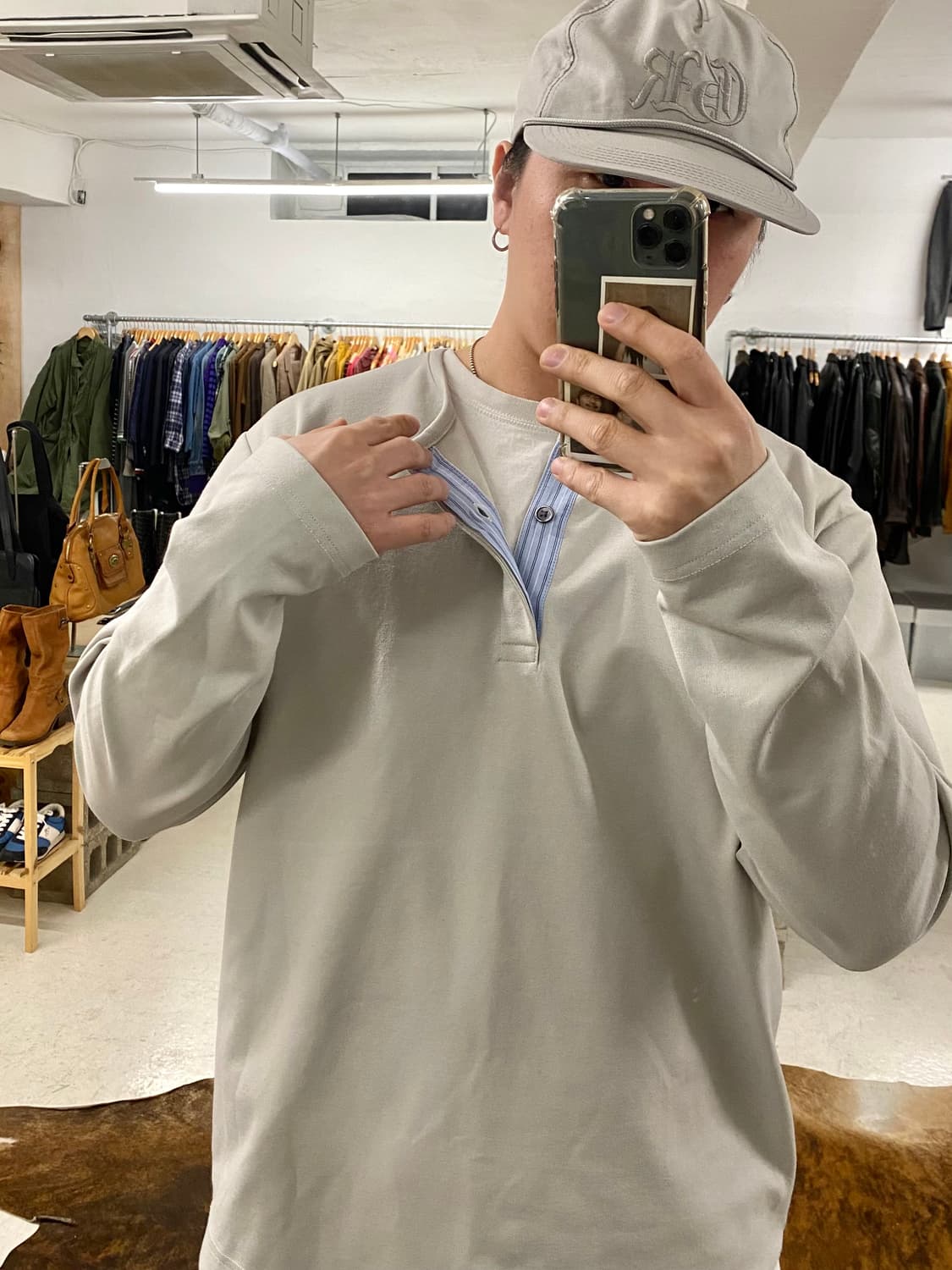 BEAUTY & YOUTH henley neck t-shirts 헨리넥 상품이미지7