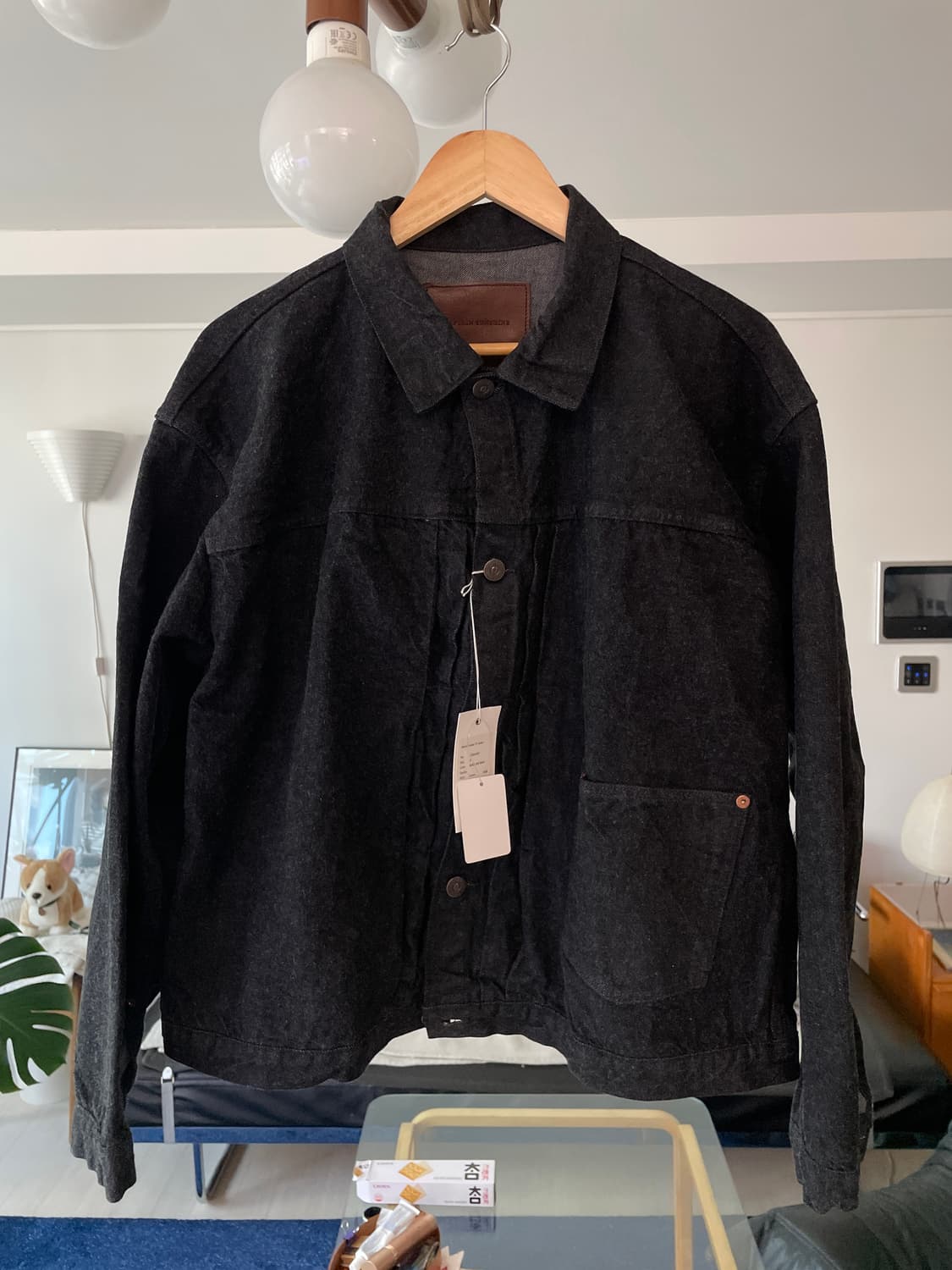 캡틴선샤인 데님 트러커1P 자켓 블랙원워시 4 상품이미지1