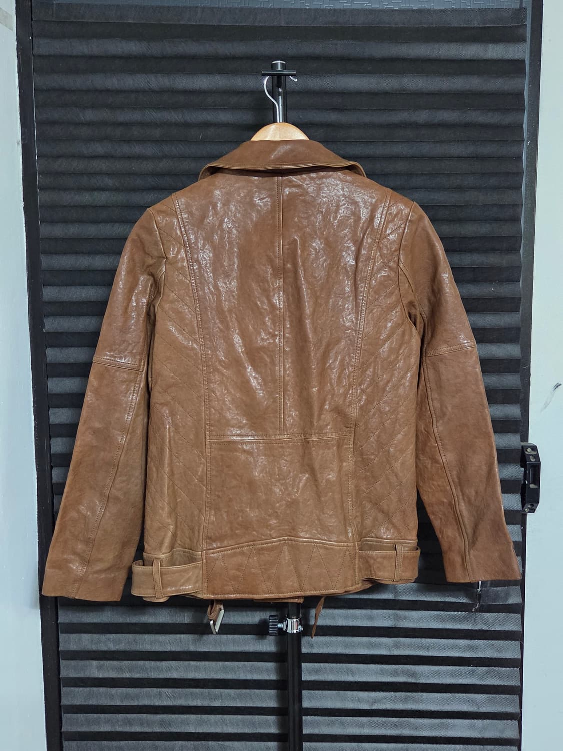 (정품) [마쥬] 양가죽 벨티드 라이더 자켓 | 00104 상품이미지7