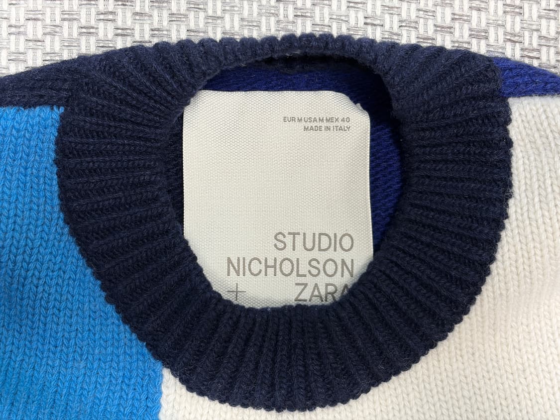 [M] 자라X스튜디오니콜슨 컬러블록 스웨터 니트 상품이미지5
