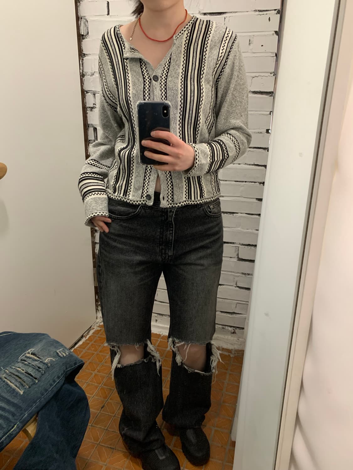 Checkerboard cardigan 상품이미지7