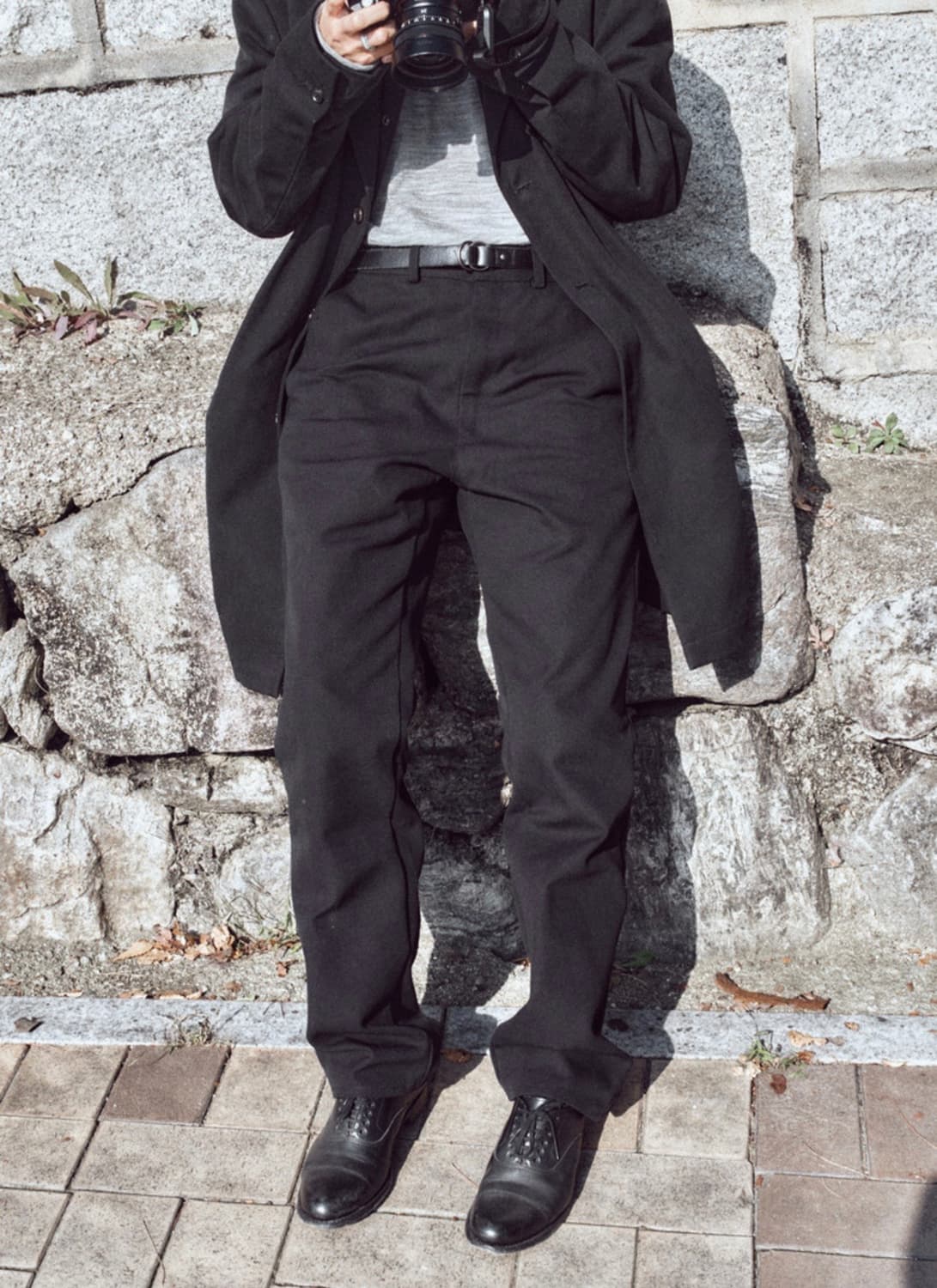 모노 프리베 Textured 스트레이트 팬츠  상품이미지2