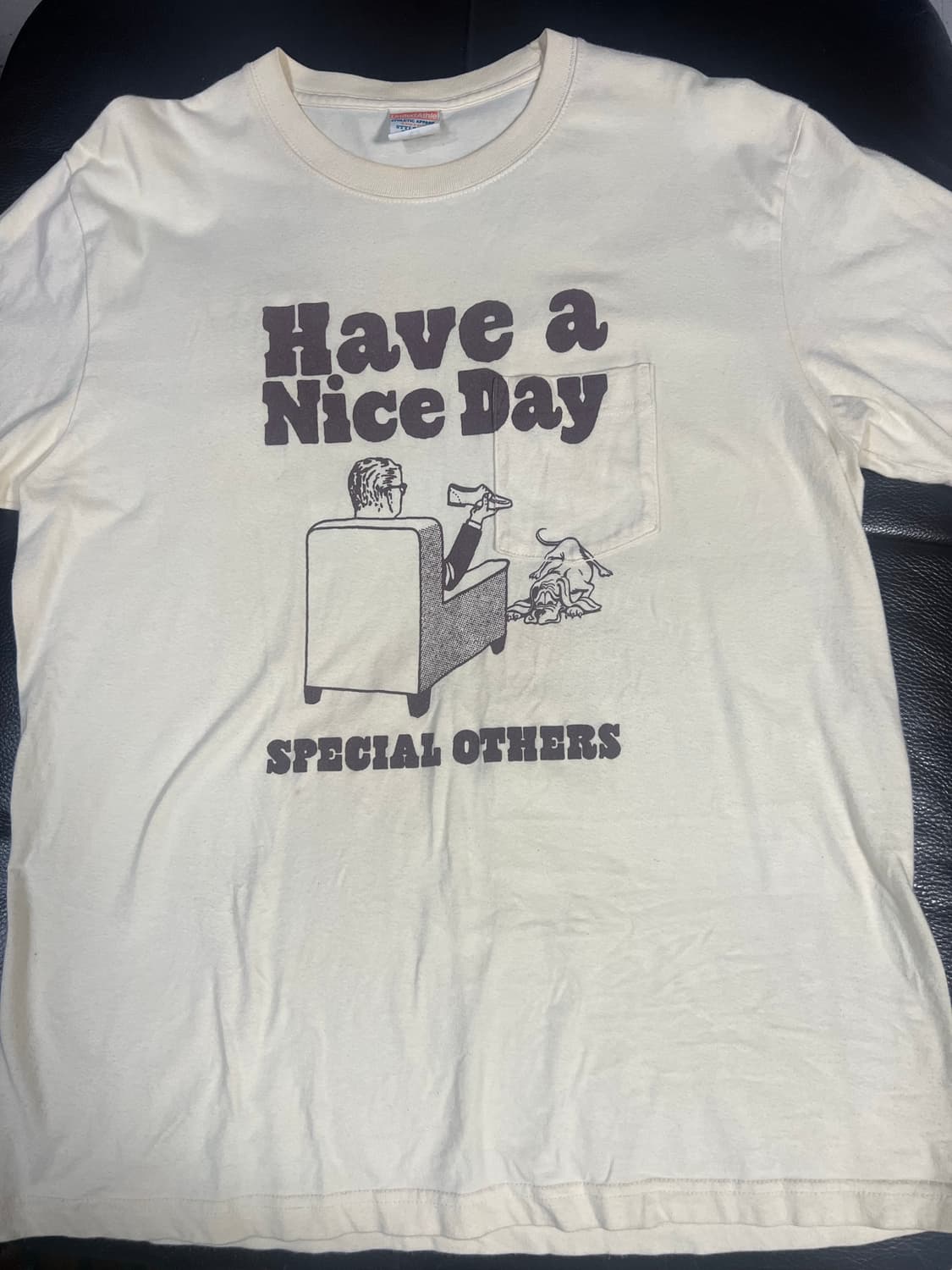 Athletic Apparel 반팔 티셔츠 아이보리 L 상품이미지1