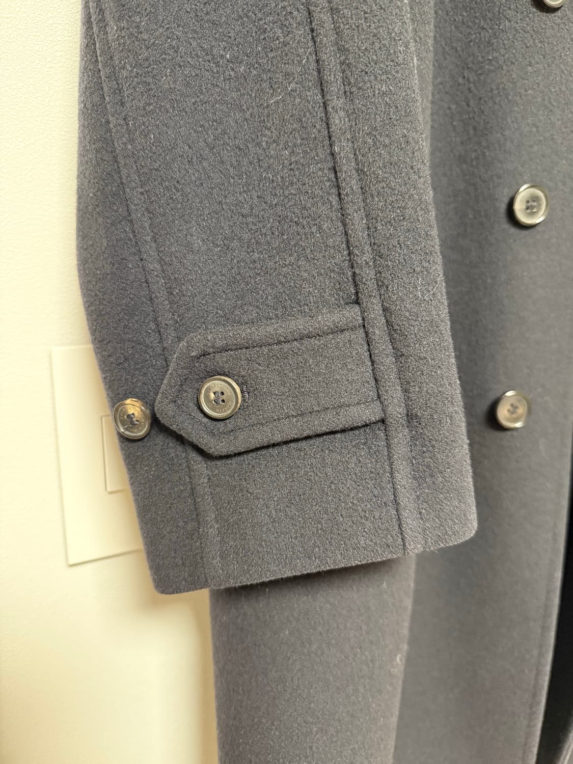 Mackintosh 맥킨토시 다크네이비 래글런 싱글코트 38사이즈 판매 상품이미지4