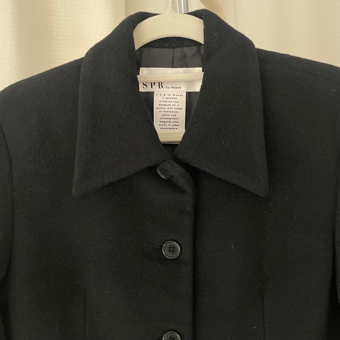 S.P.B 블랙 울 블레이저 상품이미지3