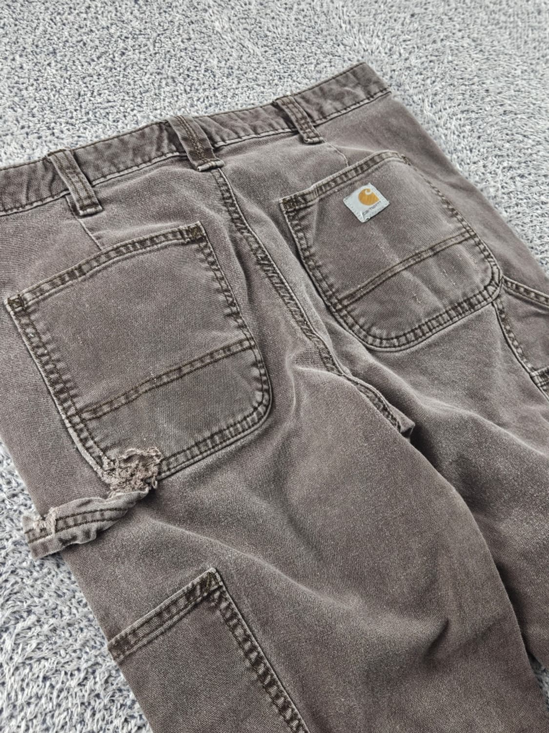 칼하트 리페어 코튼캔버스 더블니 워크 팬츠(27X30추정) / 11062 상품이미지9