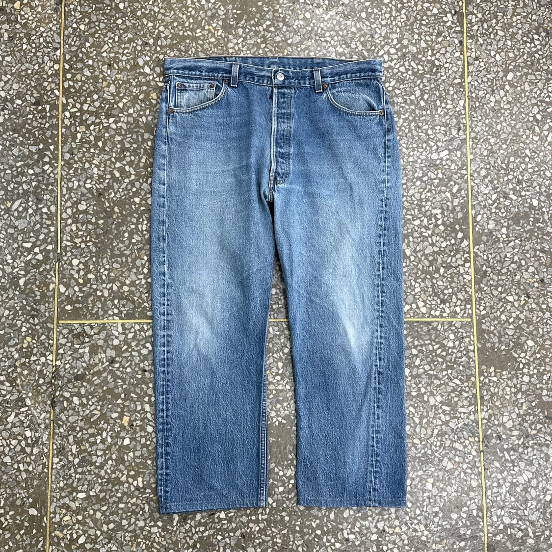 80s USA 리바이스 501 STF 블루 진 데님 팬츠 38 상품이미지1
