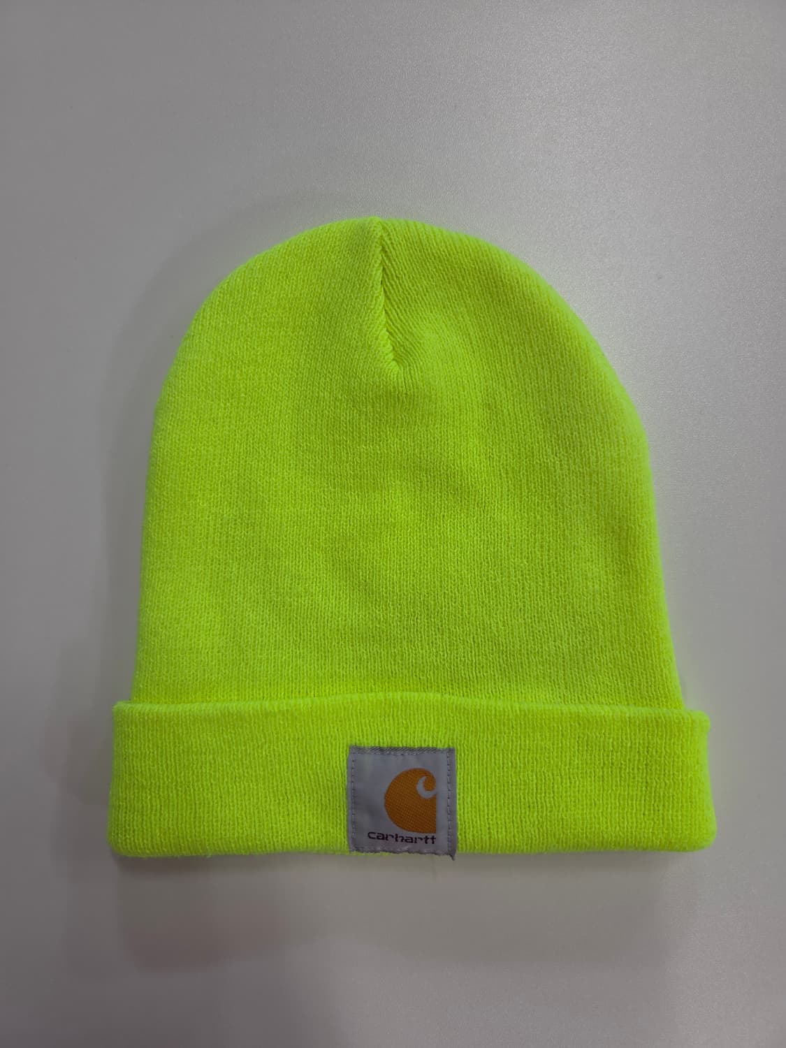 칼하트(Carhartt) A18 아크릴 비니 네온 옐로우 상품이미지1