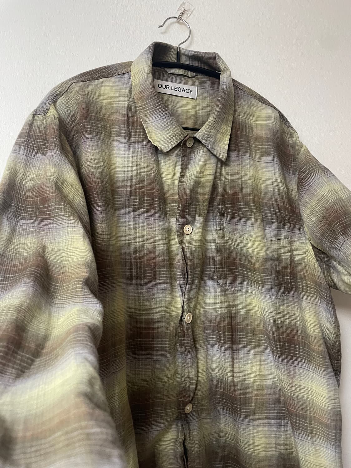 Our Legacy Murky static check shirt  상품이미지3