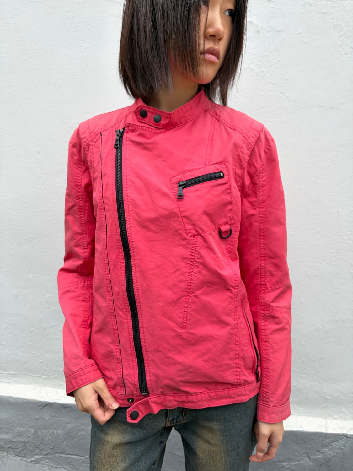 Dress to kill 비비드 핑크 라이더 자켓 L 상품이미지1