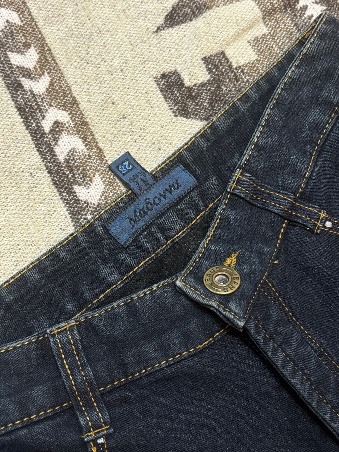 madsovva y2k 로우라이즈 부츠컷 데님 팬츠 상품이미지4