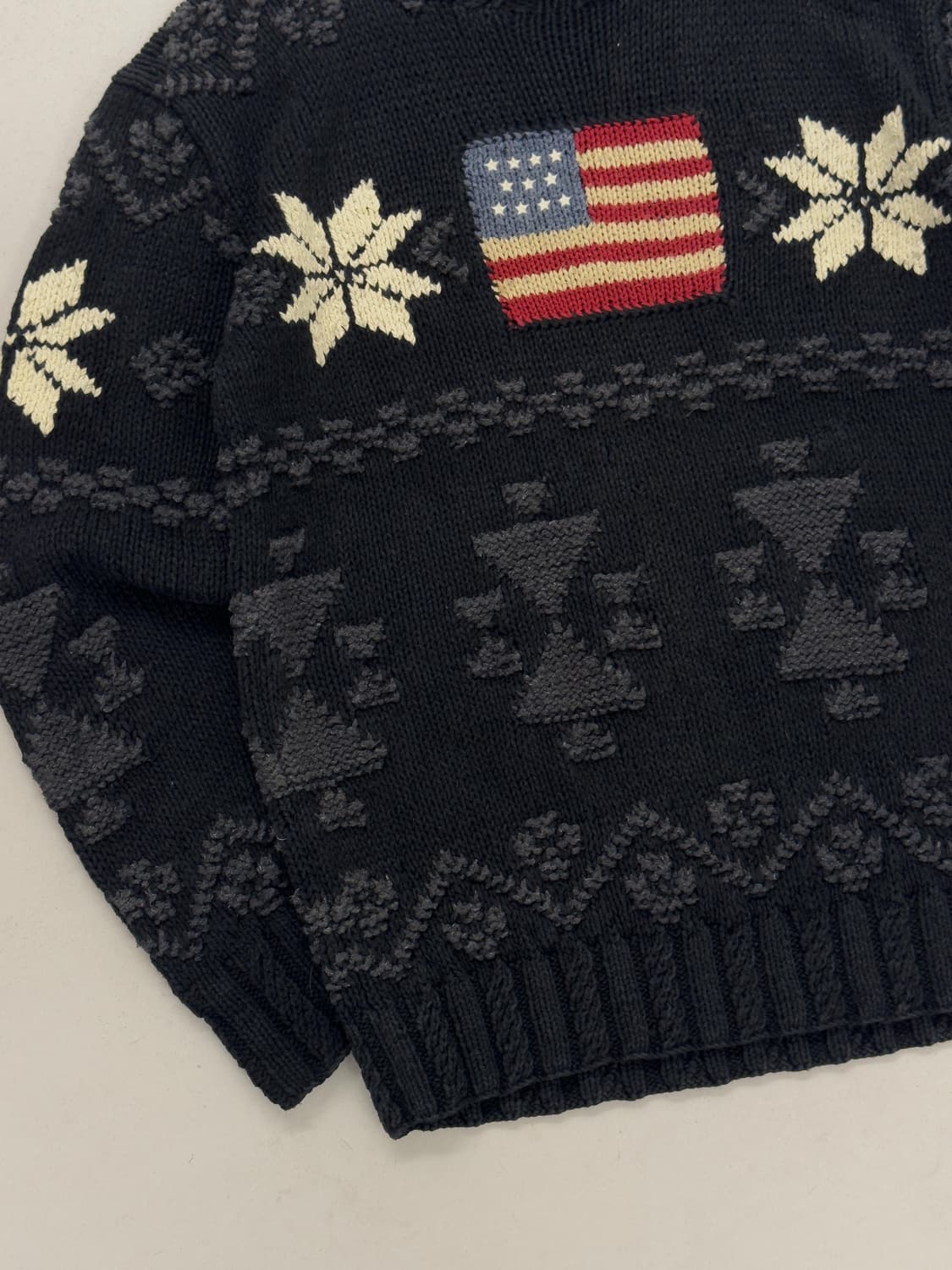 90년대 폴로 스포츠 성조기 스웨터 상품이미지4