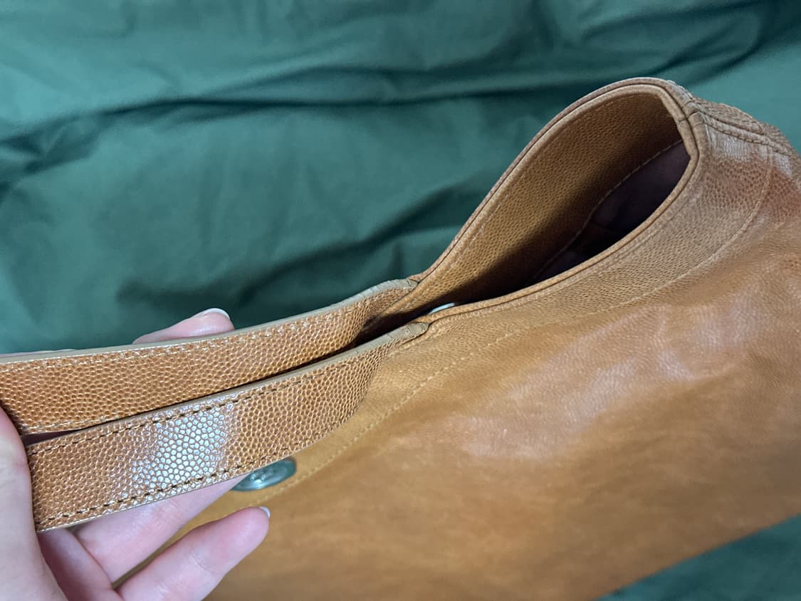 미닛뮤트 토트백 캐비어 카멜 상품이미지6